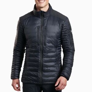 Kuhl Men’s Spyfire Jacket Down Lightweight Black Size Large Coat